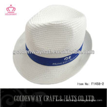 Benutzerdefinierte weiße Fedora Hüte Verkauf